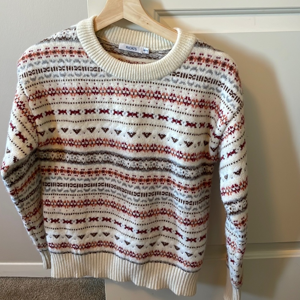 Ricki’s Festive Crew Neck Sweater XS